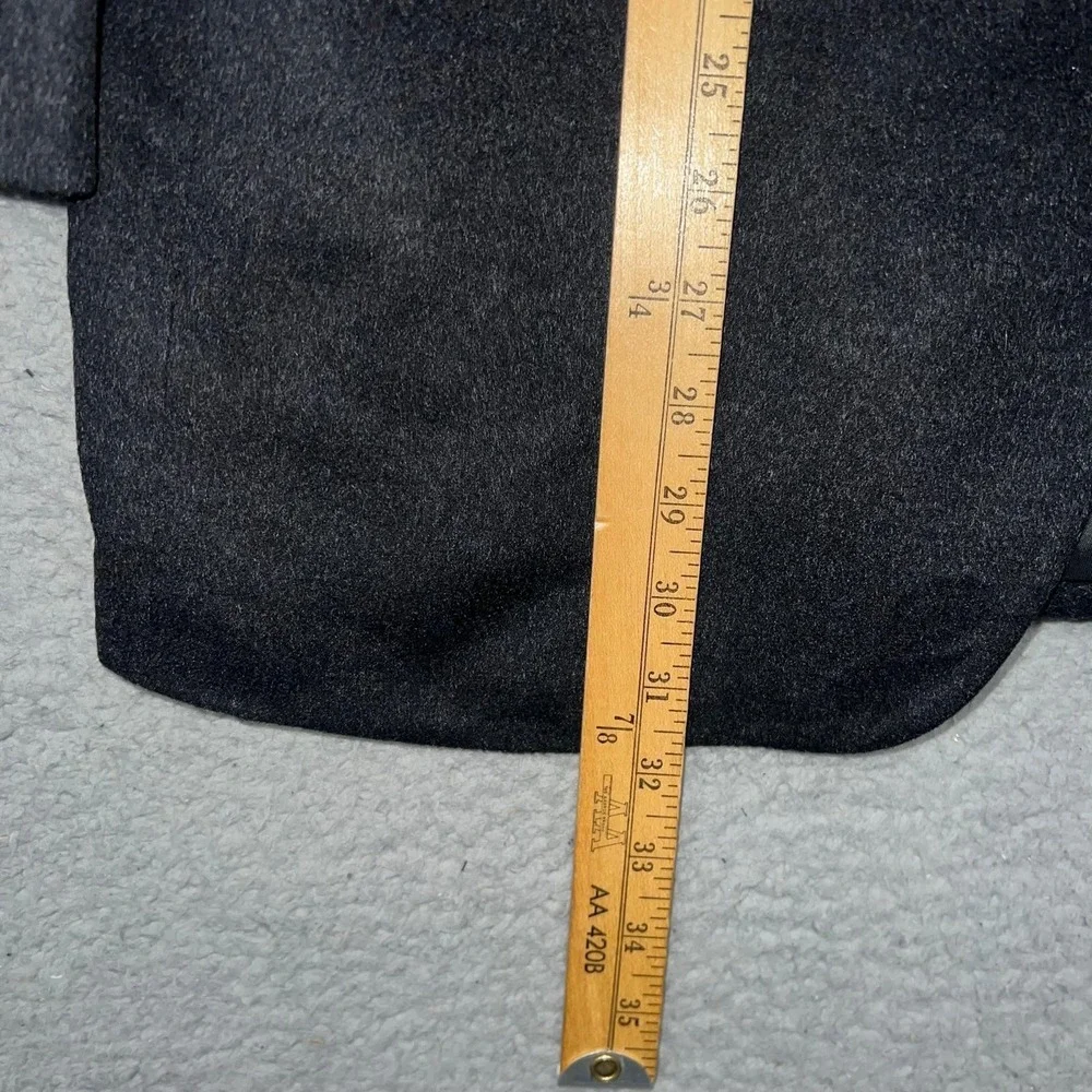 Paolo Negrato‎ Gaenslen & Völter Blazer Men's Size 38R Black Cashmere Wool Coat
